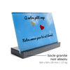 Plaque funéraire ballons-coeurs 6 Plaquedeces.fr